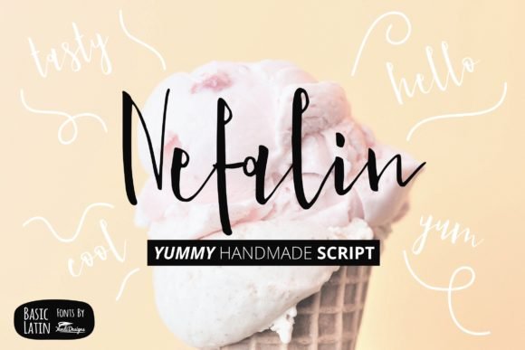 Nefalin Yummy Font - Featured Image