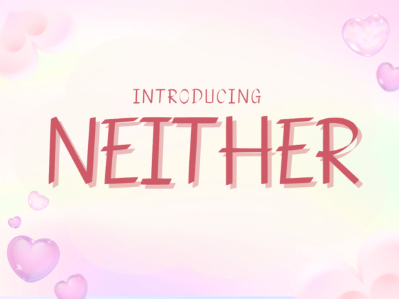 Neither Font - Featured Image
