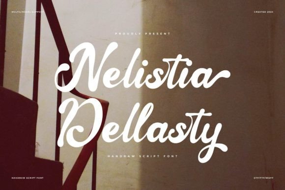 Nelistia Dellasty Font - Featured Image