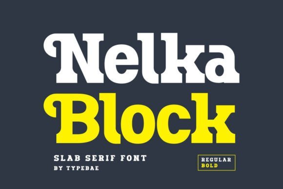 Nelka Block Font - Featured Image