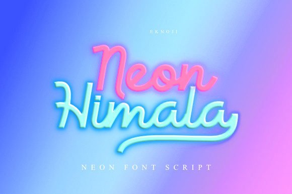 Neon Himala Font - Featured Image