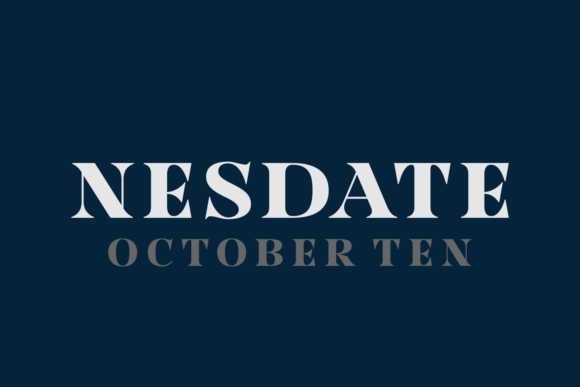 Nesdate October Ten Font - Featured Image