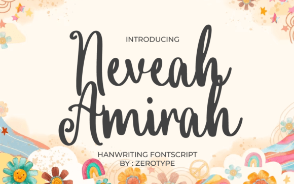 Neveah Amirah Font - Featured Image