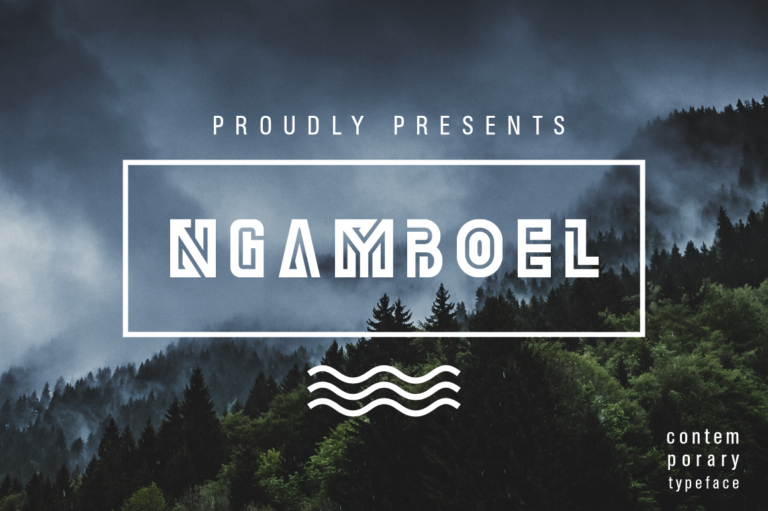 Ngamboel Font - Featured Image