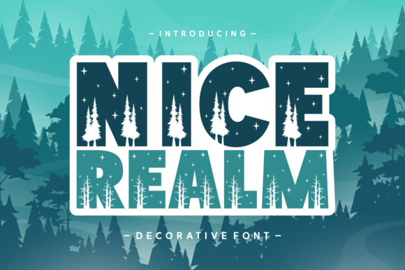 Nice Realm Font - Featured Image