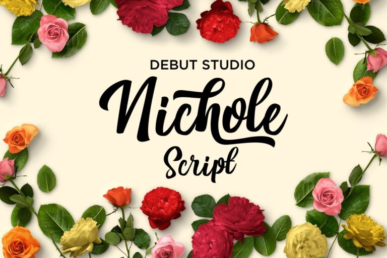 Nichole Script Font - Featured Image