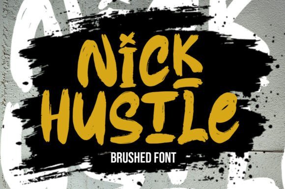 Nick Hustle Font - Featured Image