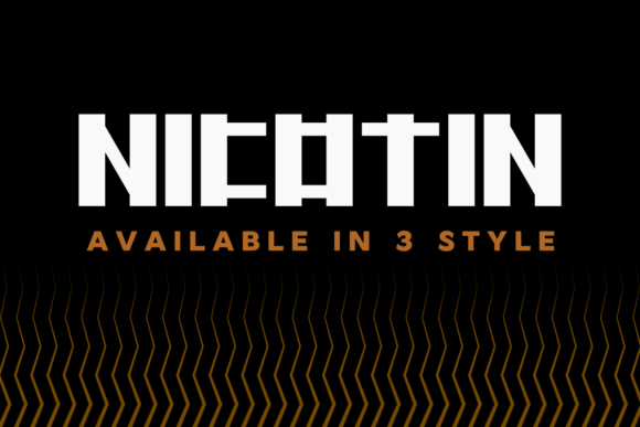 Nicotin Font - Featured Image