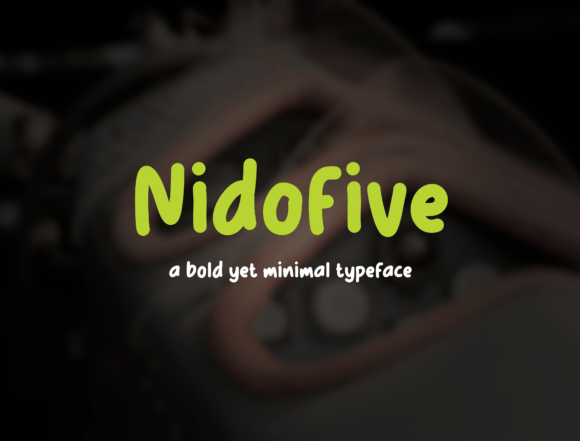 Nidofive Font - Featured Image
