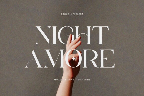Night Amore Font - Featured Image