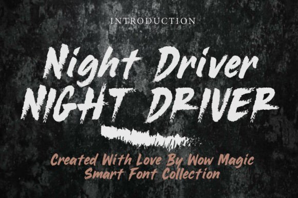 Night Driver Font - Featured Image