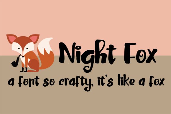 Night Fox Font - Featured Image