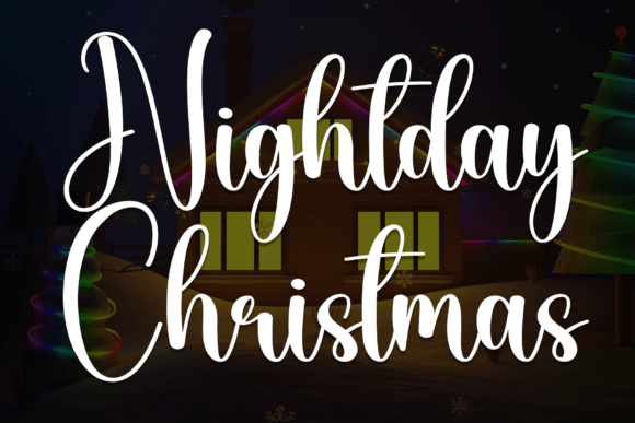 Nightday Christmas Font - Featured Image