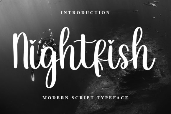 Nightfish Font - Featured Image