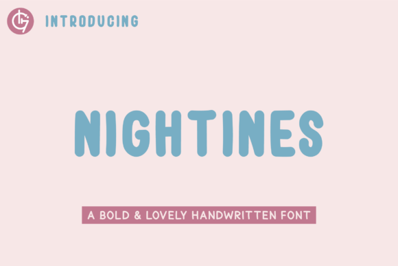 Nightines Font - Featured Image