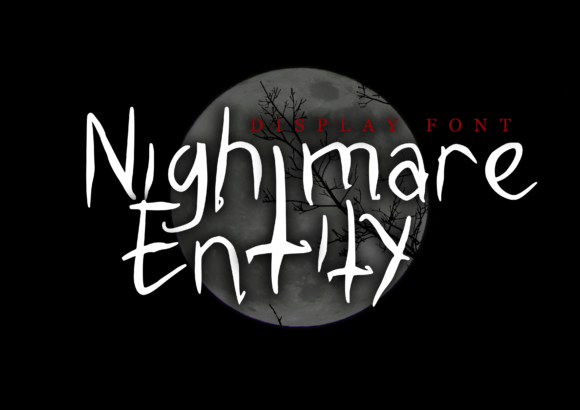 Nightmare Entity Font - Featured Image