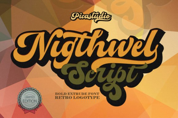 Nigthwel Script Font - Featured Image