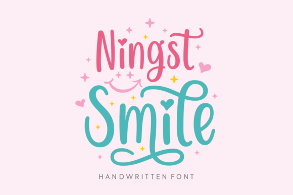 Ningst Smile Font - Featured Image