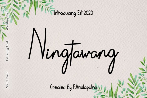 Ningtawang Font - Featured Image