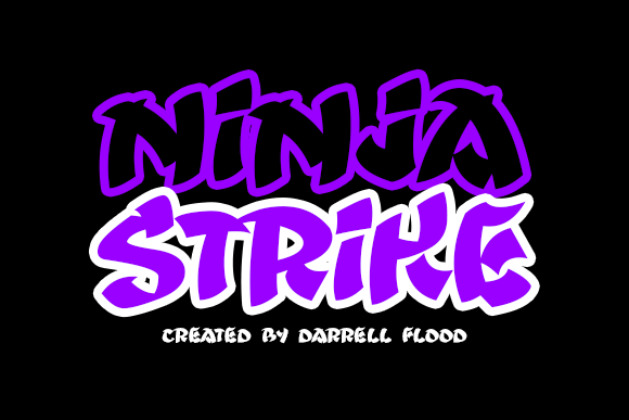 NinjaStrike Font - Featured Image
