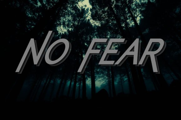 No Fear Font - Featured Image