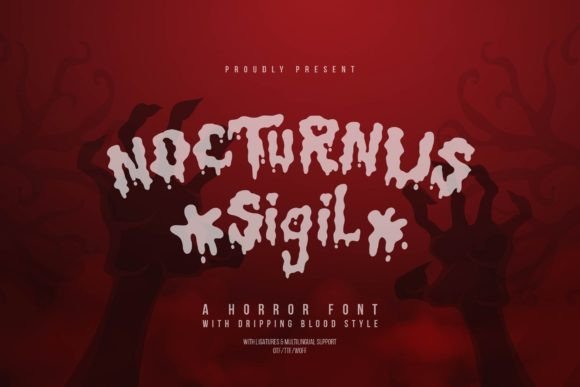 Nocturnus Sigil Font - Featured Image