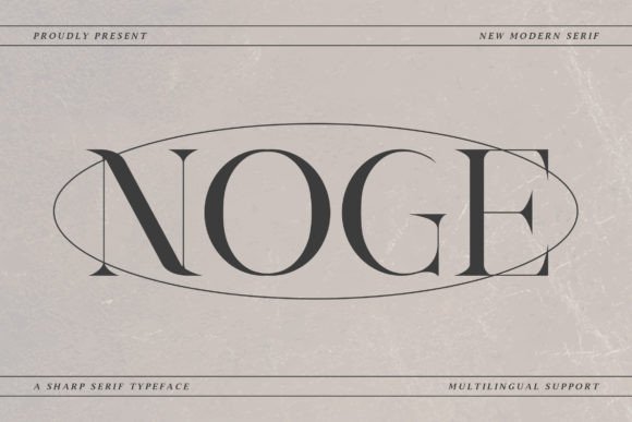 Noge Font - Featured Image