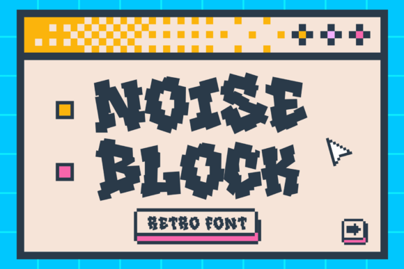 Noise Block Font - Featured Image