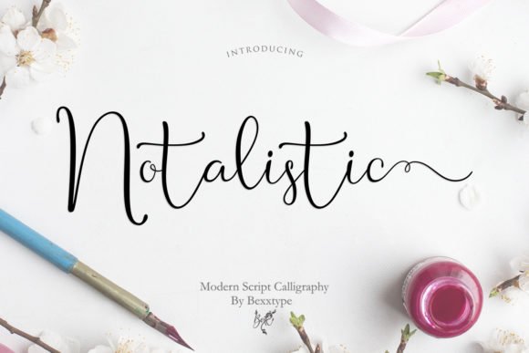 Notalistic Font - Featured Image