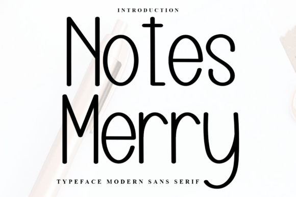 Notes Merry Font - Featured Image