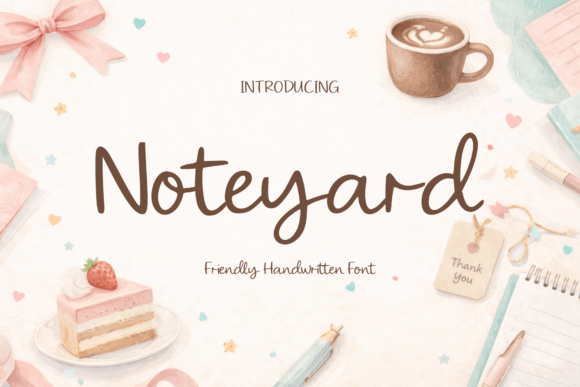 Noteyard Font - Featured Image