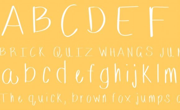 Nothing Fancy Font - Featured Image