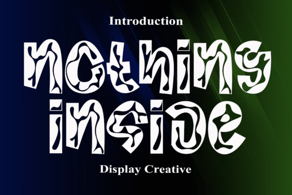 Nothing Inside Font - Featured Image