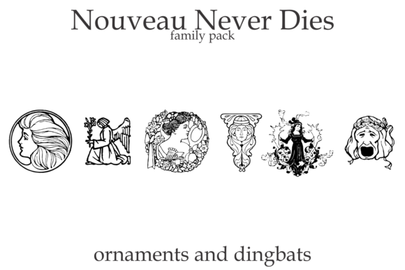 Nouveau Never Dies Family Font - Featured Image