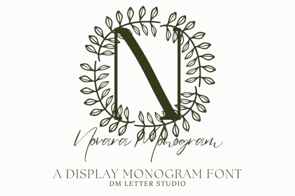 Novara Monogram Font - Featured Image
