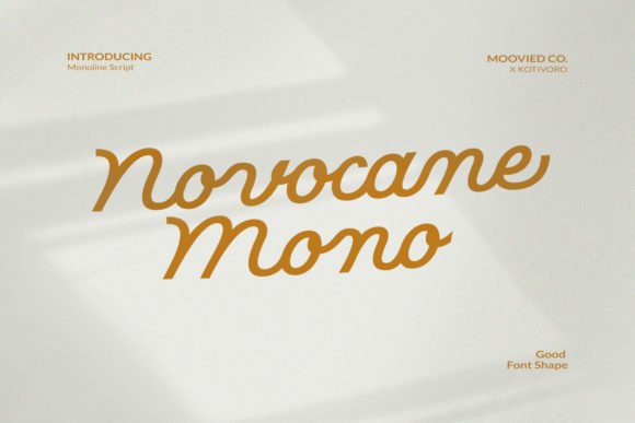 Novocane Mono Font - Featured Image