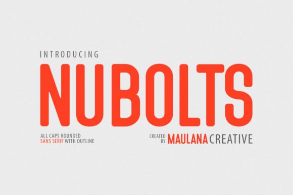Nubolts Font - Featured Image