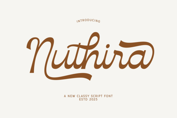Nuthira Font - Featured Image