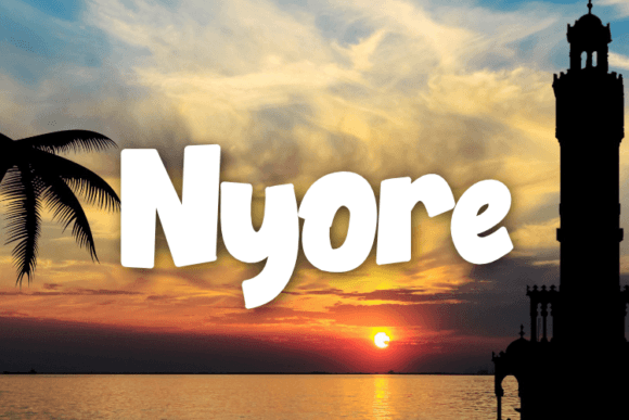 Nyore Font - Featured Image