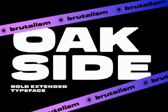 Oakside Font - Featured Image