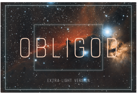 Obligod Extra Light Font - Featured Image