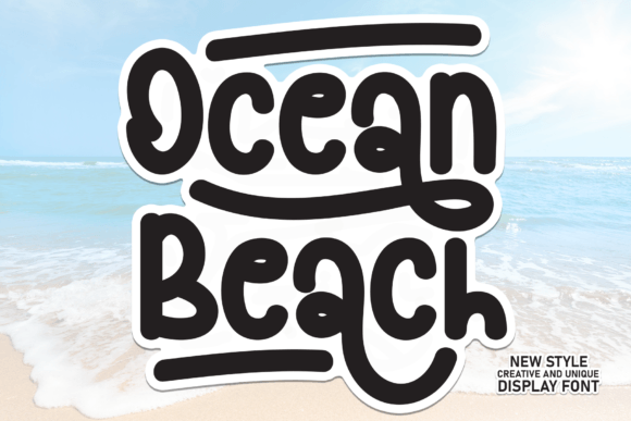 Ocean Beach Font - Featured Image