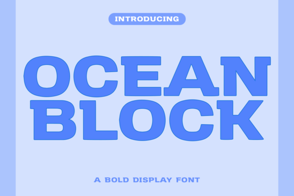 Ocean Block Font - Featured Image