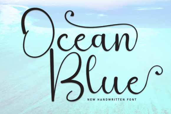 Ocean Blue Font - Featured Image