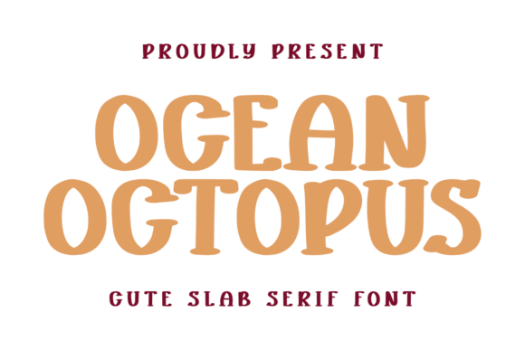 Ocean Octopus Font - Featured Image