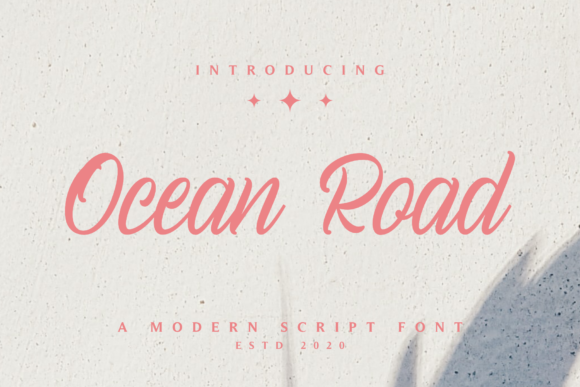 Ocean Road Font - Featured Image