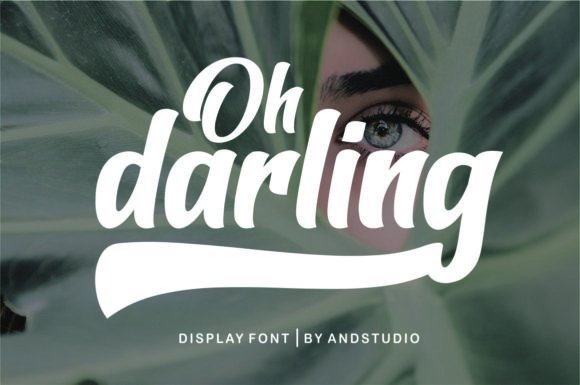 Oh Darling Font - Featured Image