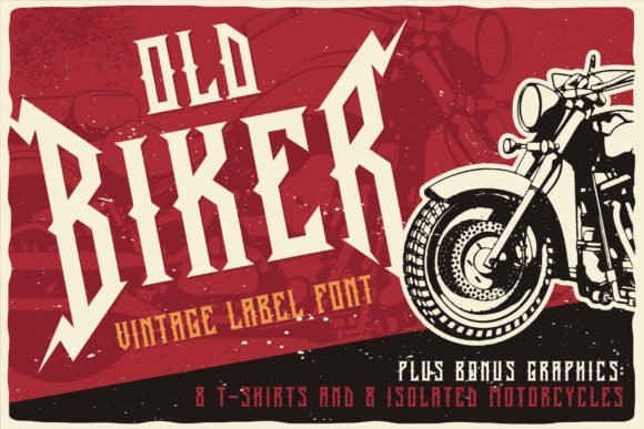 Old Biker Font - Featured Image