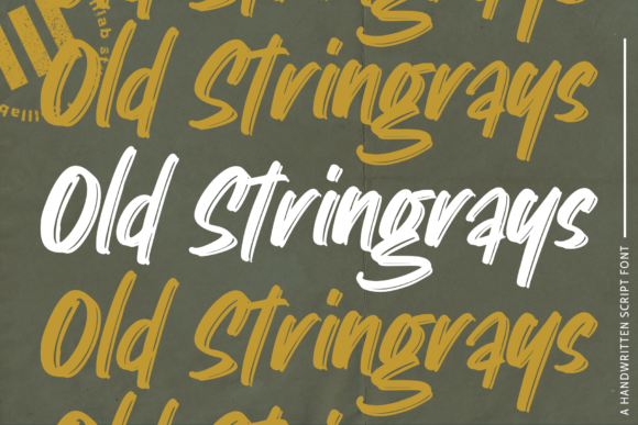 Old Stringrays Font - Featured Image