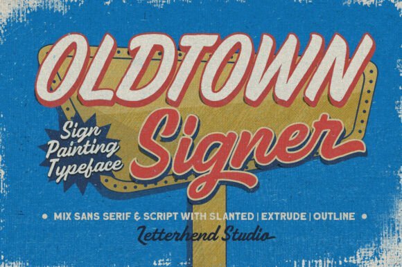 Oldtown Signer Font - Featured Image